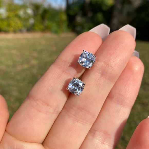 NEW 925 silver stud earrings - Picture 6 of 7